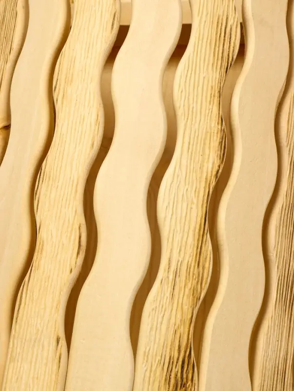 Абажур для бани и сауны &laquo;Волны&raquo;, липа, настенный