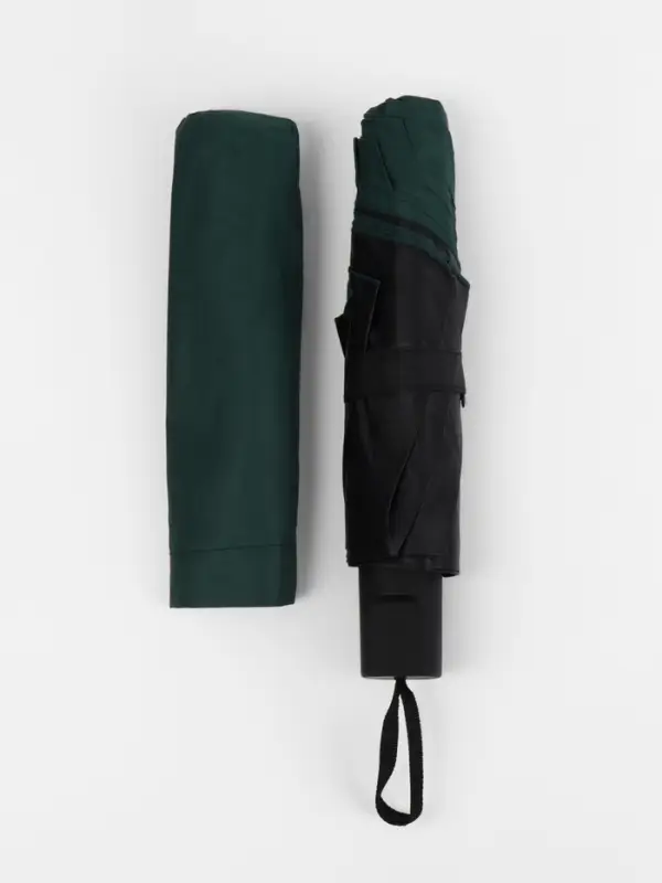 Зонт механический &laquo;Однотон&raquo;, эпонж, 4 сложения, 8 спиц, R=47/55 см, d=94 см, МИКС