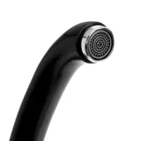 Смеситель для кухни ZEIN ZC2036, излив &laquo;Утка&raquo;, картридж керамика 40 мм, черный/хром