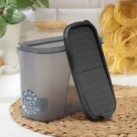 Ёмкость для сыпучих продуктов IDEA &laquo;Бест&raquo;, 1.5 л, 9.5&times;19&times;14 см, пластик, серая
