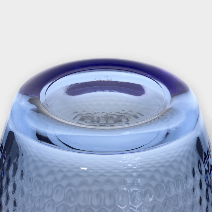 Стакан низкий стеклянный «Концепто Идиль», 250 мл, цвет синий Стакан низкий стеклянный «Концепто Идиль», 250 мл, цвет синий