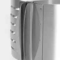 Форма для выкладки и выпечки с регулировкой размера, d=25-30 см, серебристая