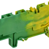 ARMAFIX Клемма пружинная CX4-3 PE 4мм2 трехконтактная заземляющая IEK