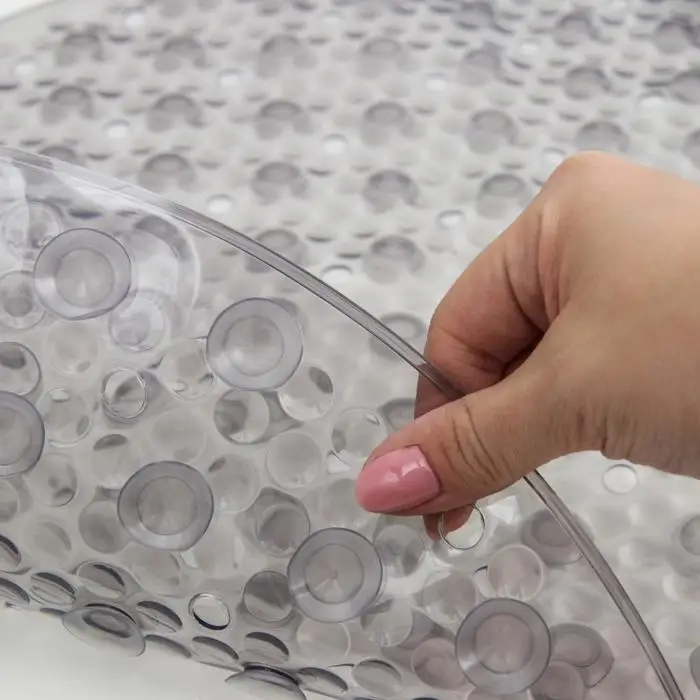 Набор для ванной SAVANNA &laquo;Селест&raquo;, штора 180&times;180 см, ковёр 38&times;69 см, серый