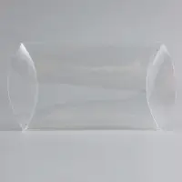 Складная прозрачная коробка из PVC, для упаковки подарков, 14×9×3 см