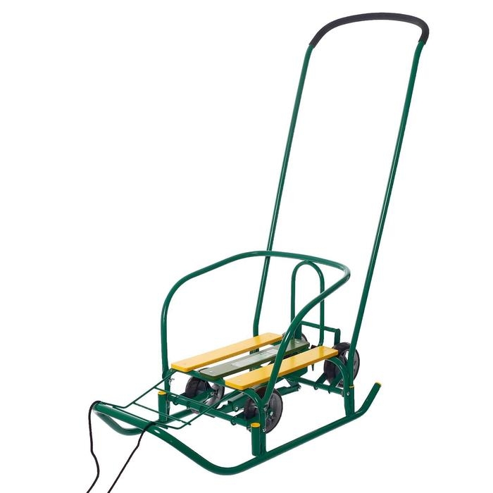 Санки «Ветерок 7 универсал», цвет зелёный Санки «Ветерок 7 универсал», цвет зелёный