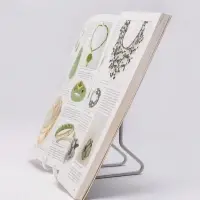 Подставка для книг, 7.5&times;14&times;15.5 см, белая