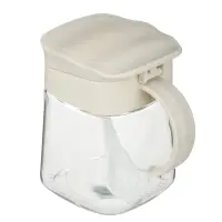 VETTA Банка для специй, 350 мл, стекло, пластик, белый