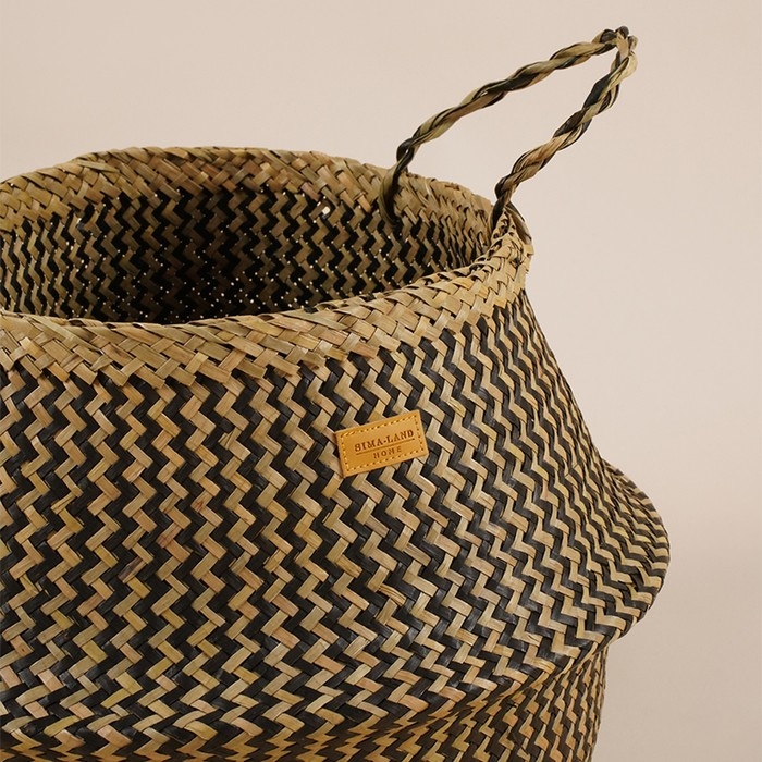 Корзина для белья плетеная круглая SL Home «Сорренто», камыш, 35×45 см Корзина для белья плетеная круглая SL Home «Сорренто», камыш, 35×45 см