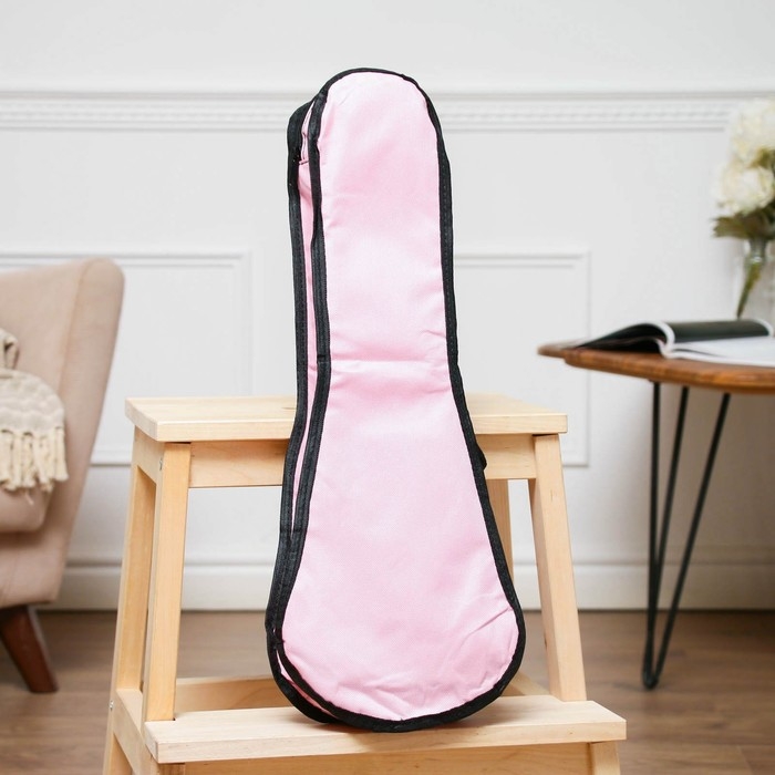 Чехол для укулеле сопрано Music Life, 20 х 8 х 57 см, розовый Чехол для укулеле сопрано Music Life, 20 х 8 х 57 см, розовый