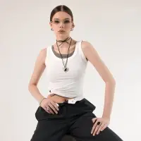 Чокер &laquo;Сердце&raquo;, крупное, металлик, чёрный в серебре, 60 см