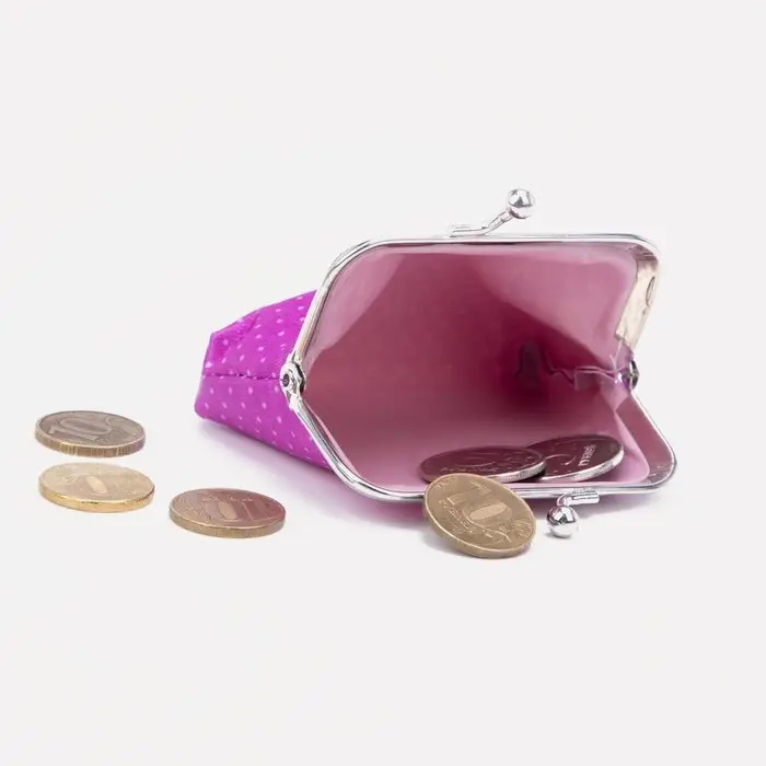 Кошелёк женский на фермуаре, цвет фиолетовый Кошелёк женский на фермуаре, цвет фиолетовый