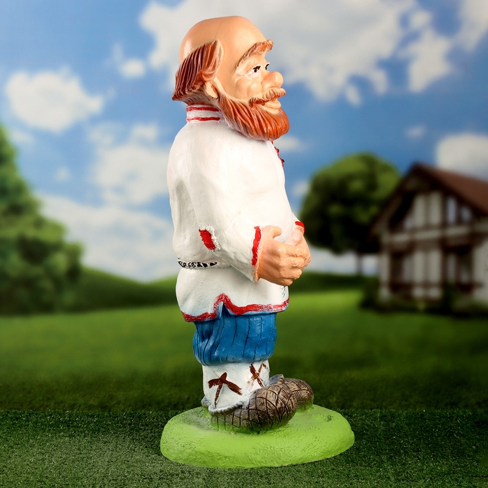 Садовая фигура  Садовая фигура "Дед Борис" 62х27х27см