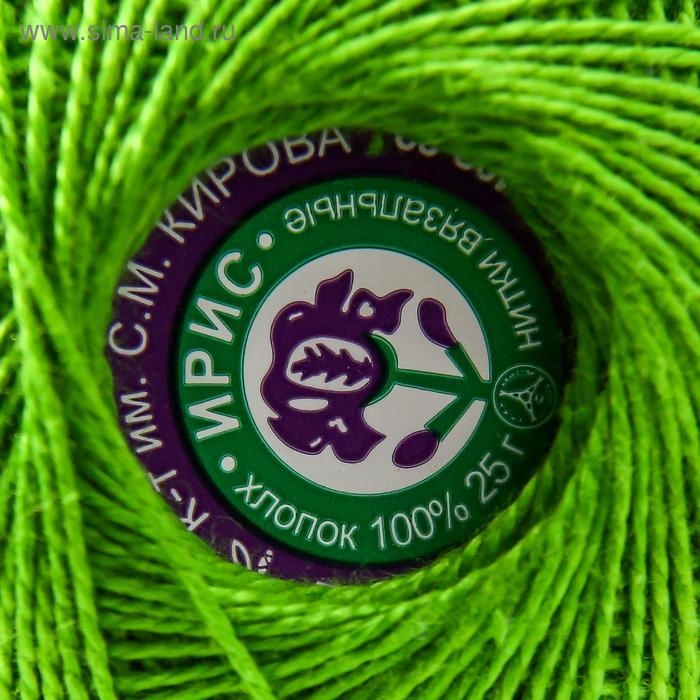 Нитки вязальные Нитки вязальные "Ирис" 150м/25гр 100% мерсеризованный хлопок цвет 3908