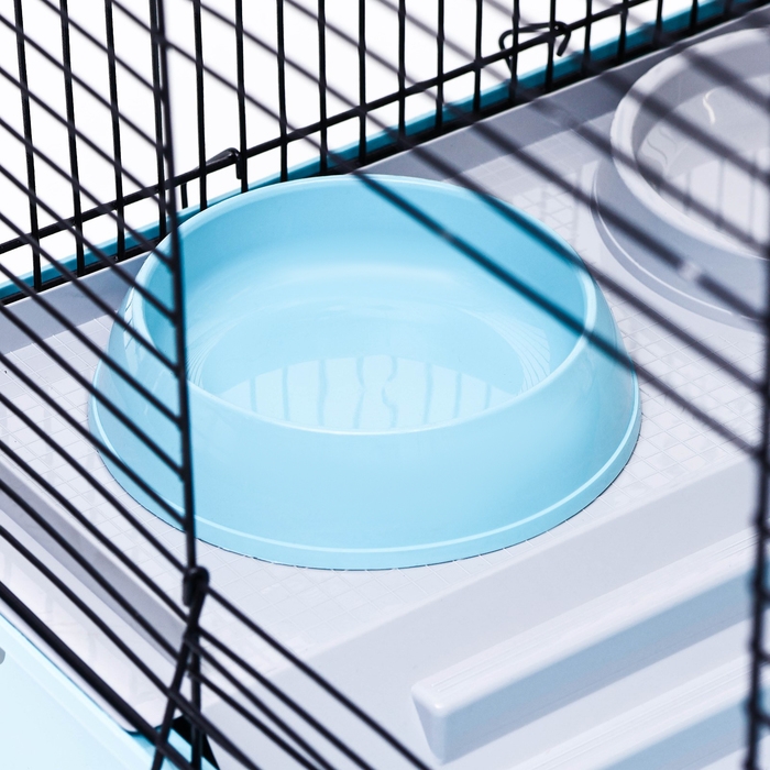 Клетка для шиншиллы Клетка для шиншиллы "Пижон" №10, разборная, 58 х 40 х 88, бирюзовая