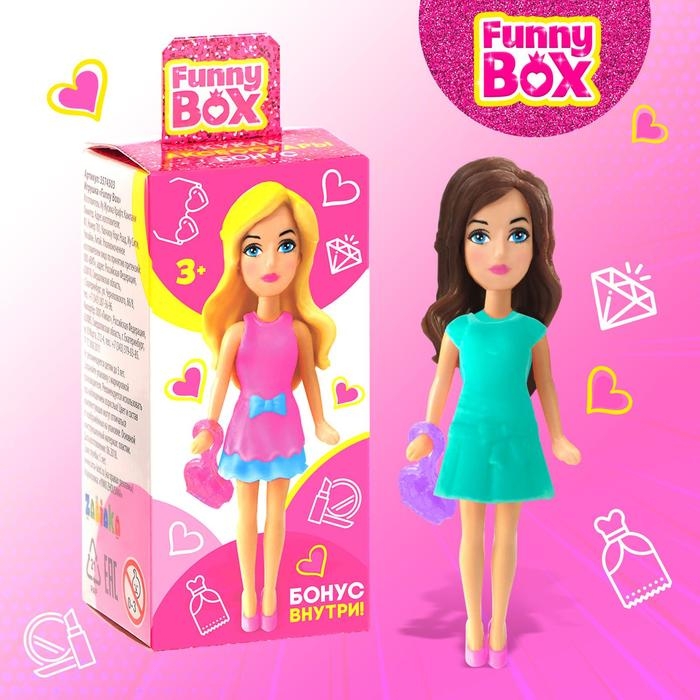 Игровой набор Funny Box «Чудесные куколки»: карточка, фигурка, аксессуары Игровой набор Funny Box «Чудесные куколки»: карточка, фигурка, аксессуары