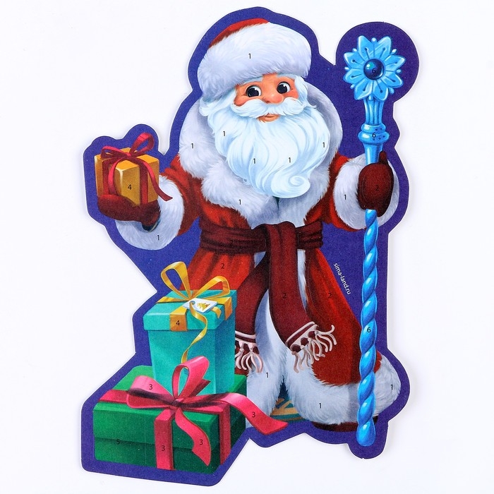 Аппликация фольгой на новый год «Дедушка Мороз», новогодний набор для творчества Аппликация фольгой на новый год «Дедушка Мороз», новогодний набор для творчества