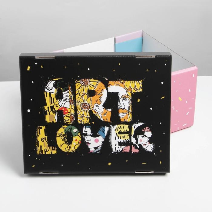 Коробка подарочная складная, упаковка, ART, 31 х 25.5 х 16 см Коробка подарочная складная, упаковка, ART, 31 х 25.5 х 16 см