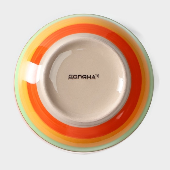 Салатник керамический Доляна &laquo;Индия&raquo;, 600 мл, d=13,5 см