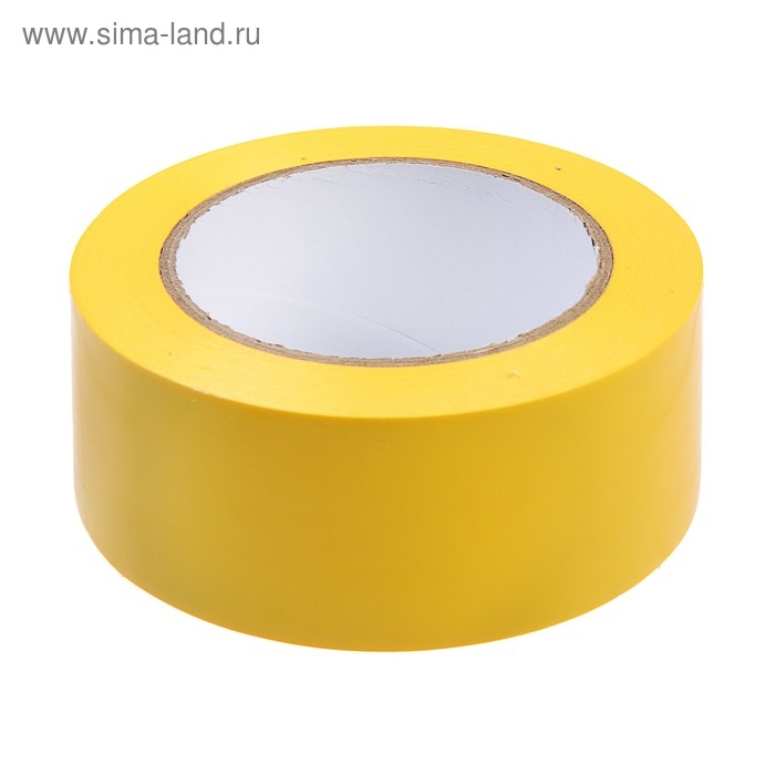 Лента разметочная ТУНДРА, клейкая, жёлтая, 150 мкм, 48 мм х 33 м Лента разметочная ТУНДРА, клейкая, жёлтая, 150 мкм, 48 мм х 33 м