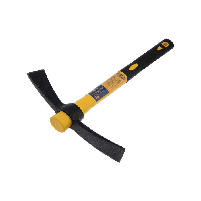 Кирка ТУНДРА, кованая, фиберглассовая рукоятка 380 мм, двухплоскостная, 500 г Кирка ТУНДРА, кованая, фиберглассовая рукоятка 380 мм, двухплоскостная, 500 г