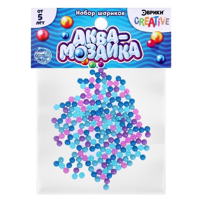 Аквамозаика «Набор шариков», 250 штук, синий оттенок Аквамозаика «Набор шариков», 250 штук, синий оттенок
