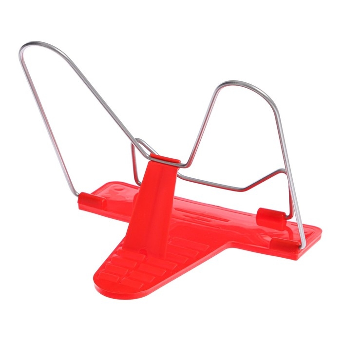 Подставка для книг Calligrata Подставка для книг Calligrata "ПРЕСТИЖ", с пластмассовым упором, европодвес, красная