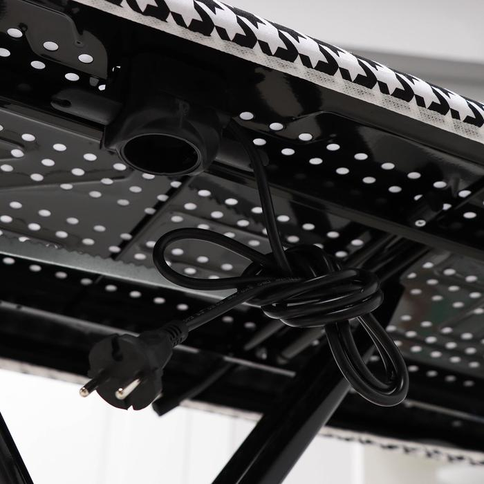 Доска гладильная «Гусиная лапка», 123,5×46 см, регулируемая высота до 90 см Доска гладильная «Гусиная лапка», 123,5×46 см, регулируемая высота до 90 см