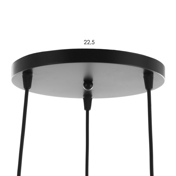 Светильник BayerLux Светильник BayerLux "Бигли" 3хЕ27 40Вт черный 35х35х20-120см