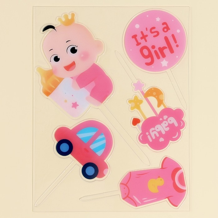Набор топперов «Девочка» Набор топперов «Девочка»