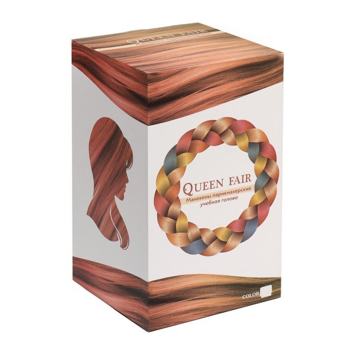 Голова учебная, искусственный волос, 55-60 см, без штатива, цвет блонд Голова учебная, искусственный волос, 55-60 см, без штатива, цвет блонд