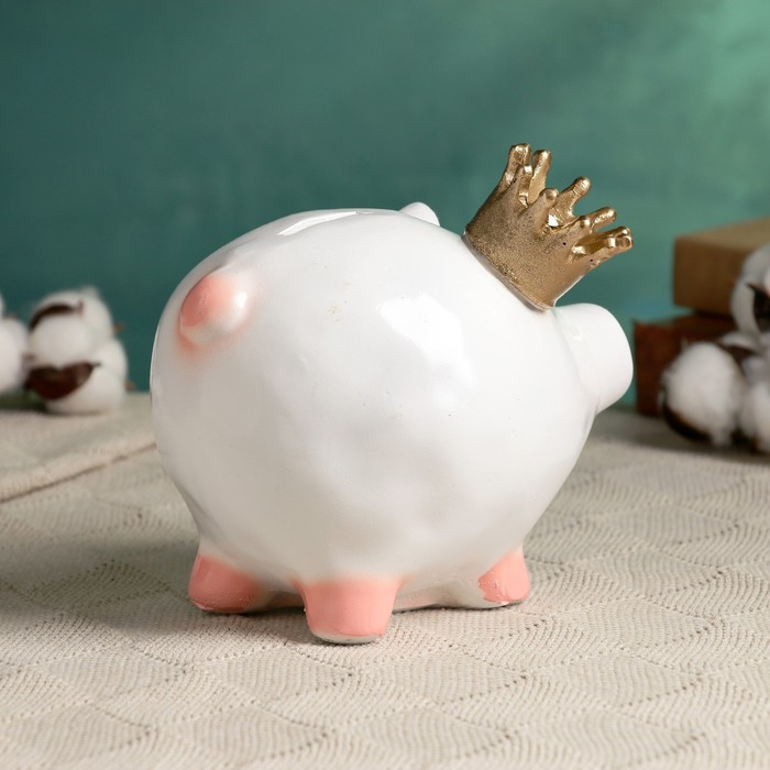 Копилка Копилка "Свинка принцесса" 15х12х17см