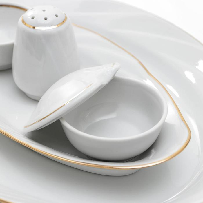 Сервиз столовый фарфоровый «Классик», 37 предметов, 4 вида тарелок Сервиз столовый фарфоровый «Классик», 37 предметов, 4 вида тарелок