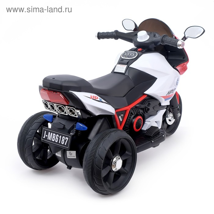 Электромобиль «Супер Байк», USB, свет, цвет красный Электромобиль «Супер Байк», USB, свет, цвет красный
