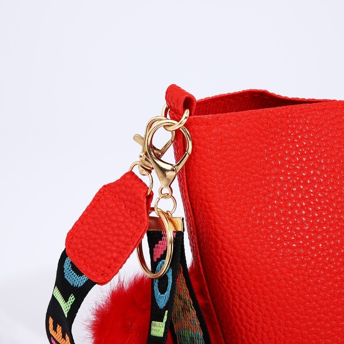 Сумка кросс-боди на молнии, цвет красный Сумка кросс-боди на молнии, цвет красный