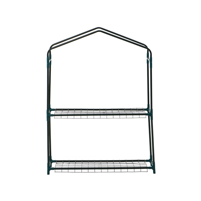 Парник-стеллаж, 2 полки, 93 × 22 × 69 см, металлический каркас d = 12 мм, чехол плёнка 80 мкм, Greengo Парник-стеллаж, 2 полки, 93 × 22 × 69 см, металлический каркас d = 12 мм, чехол плёнка 80 мкм, Greengo