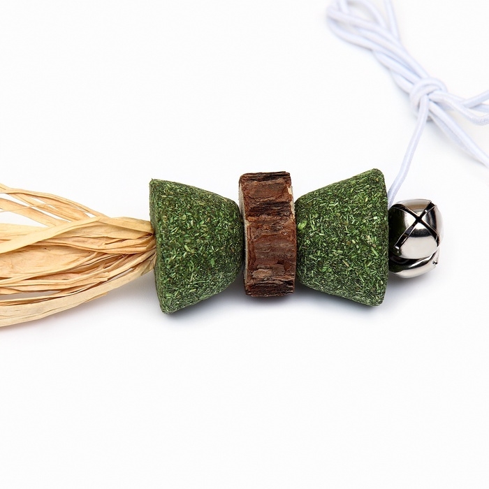 Игрушка - дразнилка для кошек из кошачьей мяты, с кольцом на палец, 4,8 см Игрушка - дразнилка для кошек из кошачьей мяты, с кольцом на палец, 4,8 см