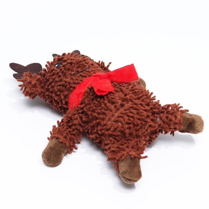 Игрушка мягкая для собак Игрушка мягкая для собак "Олень" с пищалкой, 26 х 18 см