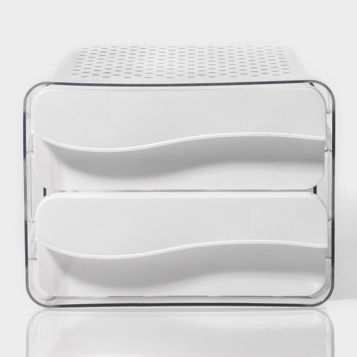 Контейнер для хранения яиц Доляна, 40 ячеек, 27×22×16 см, цвет белый Контейнер для хранения яиц Доляна, 40 ячеек, 27×22×16 см, цвет белый