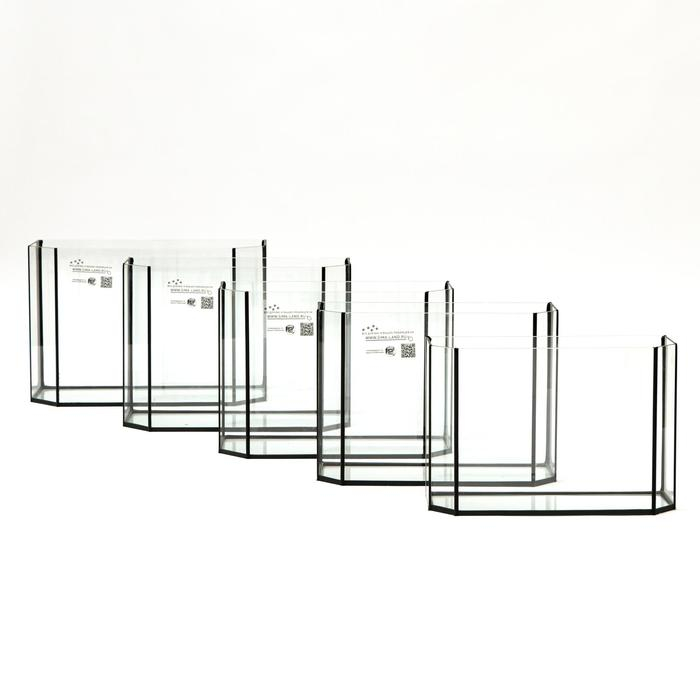 Комплект аквариумов Комплект аквариумов "Матрешка" - 5 шт, Панорамные, без крышек, 15 л, 20 л, 25 л ,30 л ,40 л