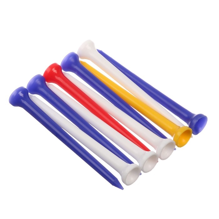 Набор подставок для гольф мяча из пластика, h-8.3 см, 10 шт Набор подставок для гольф мяча из пластика, h-8.3 см, 10 шт