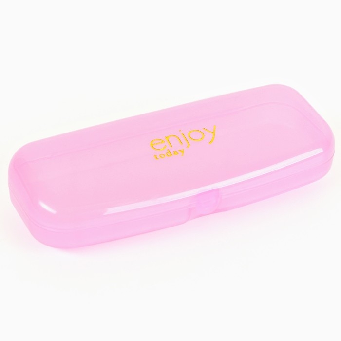 Футляр для очков Enjoy, розовый, 15,5 х 5,2 х 3,5 см Футляр для очков Enjoy, розовый, 15,5 х 5,2 х 3,5 см