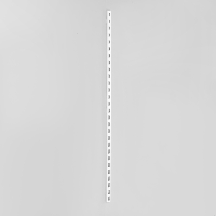 Стойка к стене для стеллажа, 1400 мм, цвет белый Стойка к стене для стеллажа, 1400 мм, цвет белый