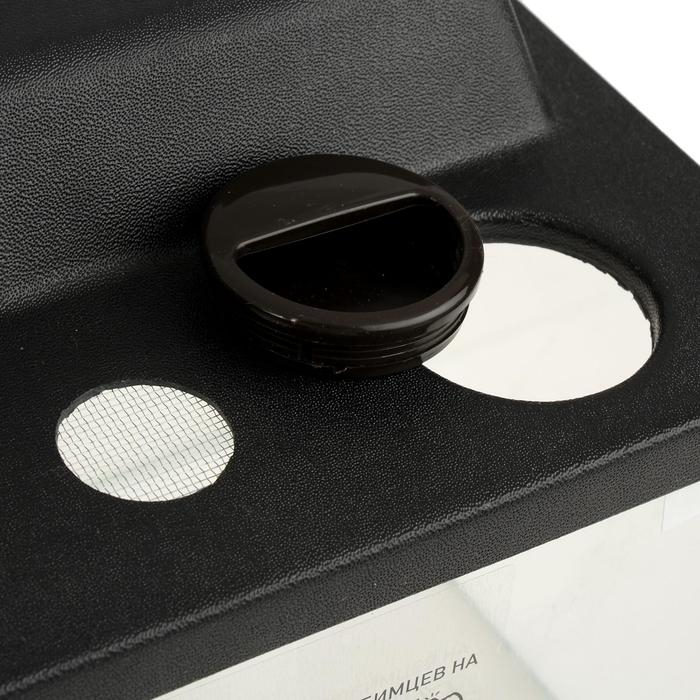 Террариум с крышкой 7 литров, 20 х 20 х 18 см Террариум с крышкой 7 литров, 20 х 20 х 18 см