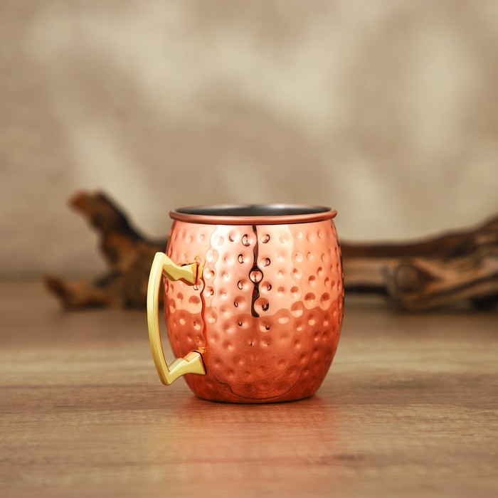 Кружкa из нержавеющей стали «Московский мул», 500 мл, толщинa 0,8 мм, цвет медный Кружкa из нержавеющей стали «Московский мул», 500 мл, толщинa 0,8 мм, цвет медный