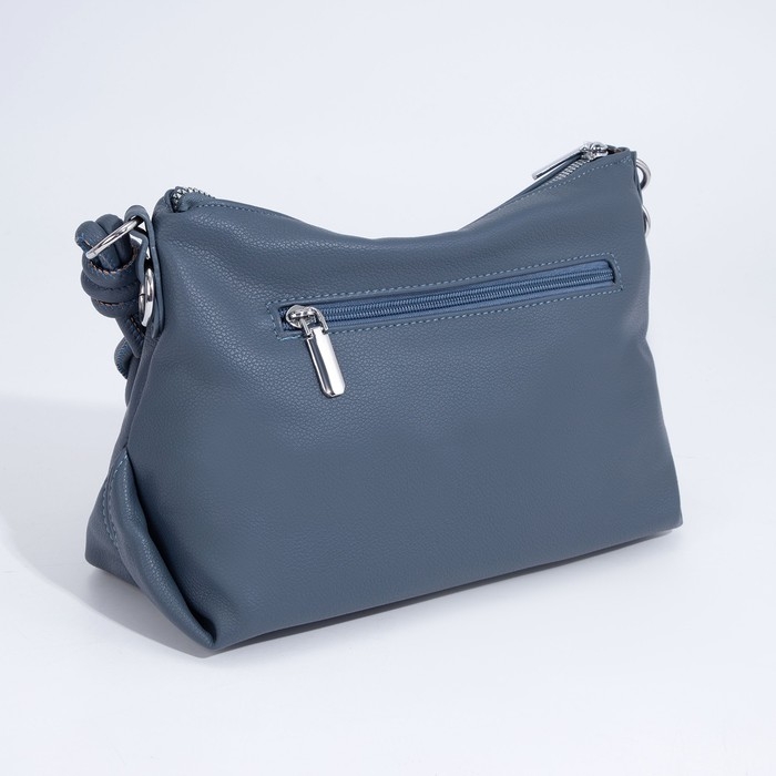 Сумка кросс-боди на молнии, цвет синий Сумка кросс-боди на молнии, цвет синий