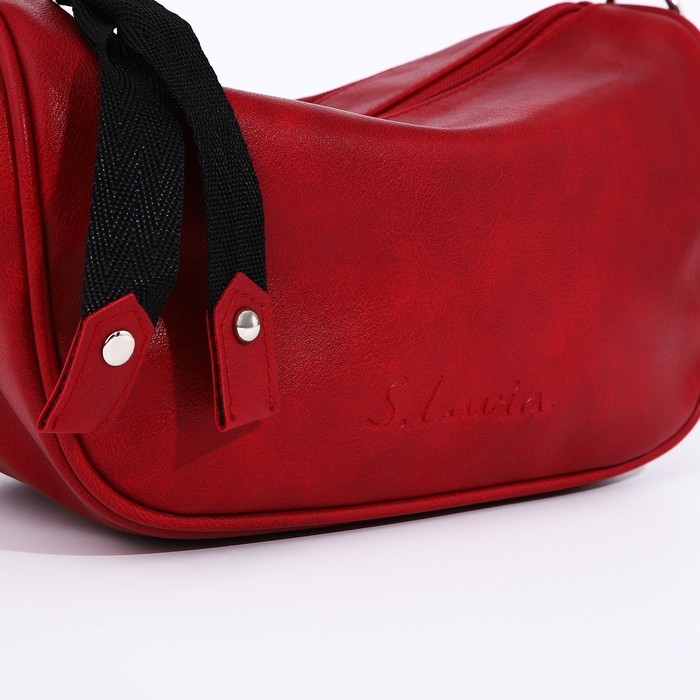 Сумка-багет S.Lavia на молнии, цвет бордовый Сумка-багет S.Lavia на молнии, цвет бордовый