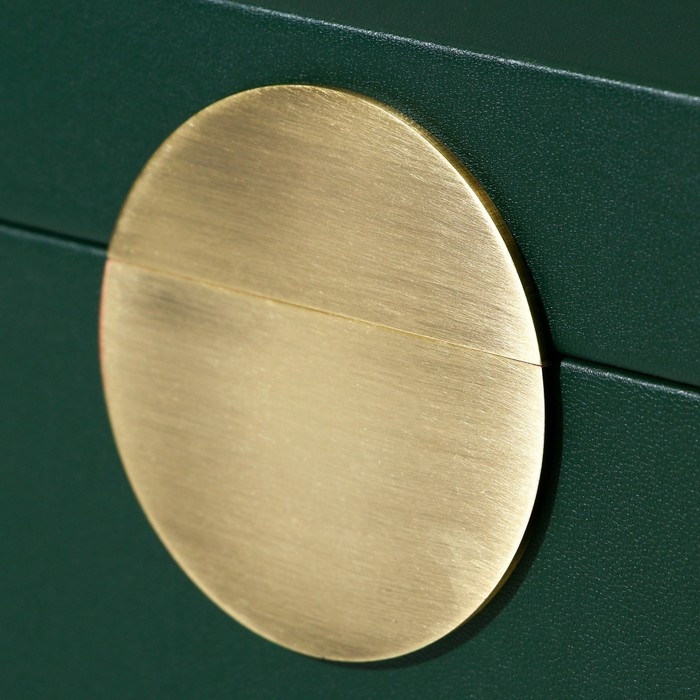 Шкатулка для украшений «Изумруд» экокожа, набор 2 шт. Шкатулка для украшений «Изумруд» экокожа, набор 2 шт.