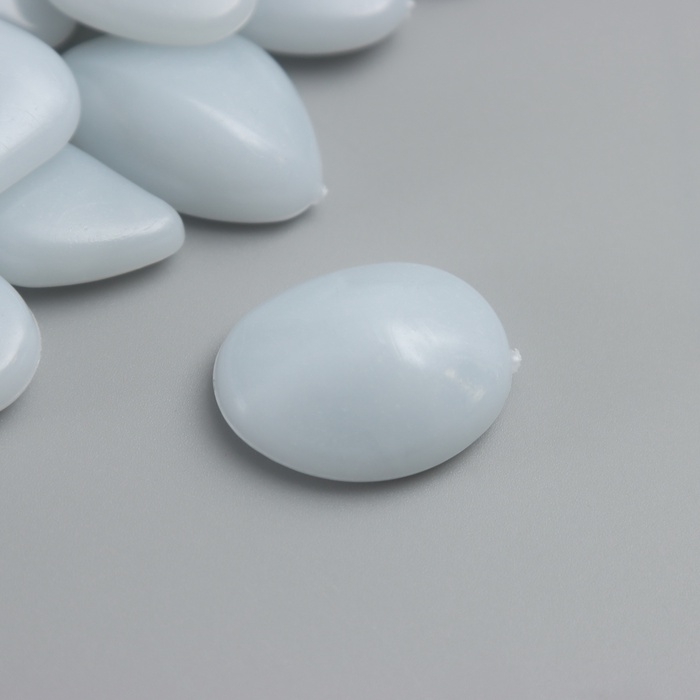 Декор для творчества пластик светится в темноте  Декор для творчества пластик светится в темноте "Белые камешки" набор 12 шт