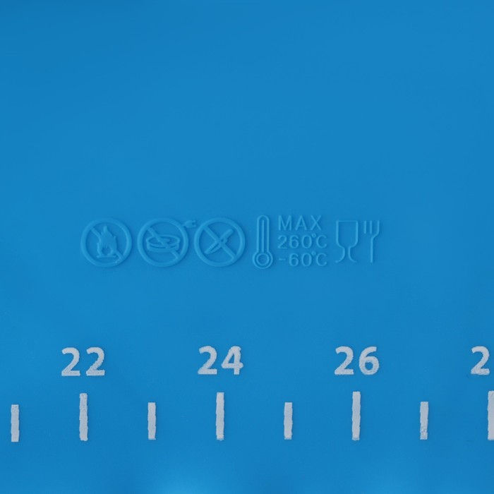 Коврик для выпечки с разметкой Доляна «Эрме», силикон, 70×50 см, цвет МИКС